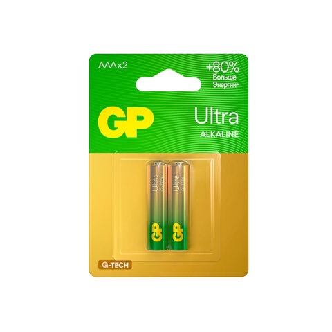   2 ., GP Ultra G-Tech, AAA (LR03, 24), , , 24AUA21-2CRSBC2 