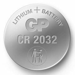 Батарейки литиевые GP Lithium CR2032 &laquo;таблетки, дисковые, кнопочные&raquo; КОМПЛЕКТ 10 шт. (ПРОМО 7+3)