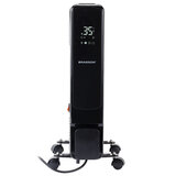 Обогреватель масляный BRASSON (БРАССОН) BOR-9 TOUCH, 9 секций, 2000 Вт, 3 режима, сенсор, пульт ДУ, черный, 457778