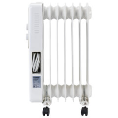 Обогреватель масляный SONNEN DFS-7E, 7 секций, 1500 Вт, 3 режима, механическое управление, белый, 457779