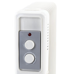 Обогреватель масляный SONNEN DFS-9E, 9 секций, 2000 Вт, 3 режима, механическое управление, белый, 457780