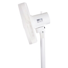Вентилятор напольный SONNEN FT-L501, 60 Вт, 45 см, 3 скорости, вращение на 70°, механическое управление, белый, 457785
