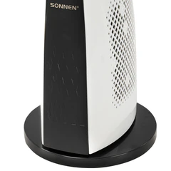 Вентилятор колонный SONNEN TF-1906, 50 Вт, 110 см, ТИХИЙ, 3 скорости потока, бело-черный, вращение 50°, 457786