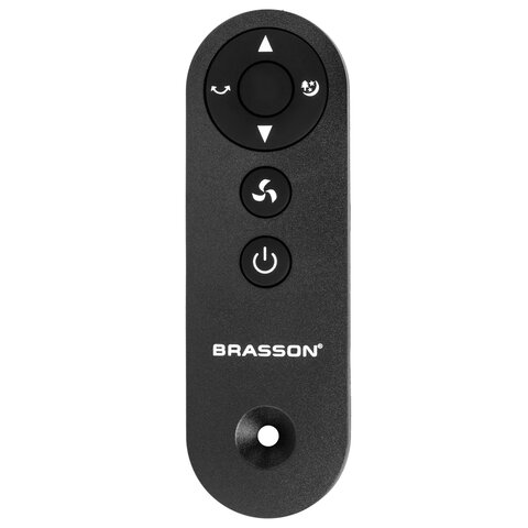 Вентилятор колонный BRASSON BTF08-B, 60Вт, 90см, сенсор, ТИХИЙ, 3скорости, пульт ДУ, черный, 457788