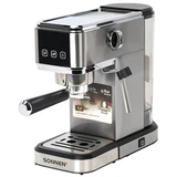 Кофеварка рожковая SONNEN CM-2033, ручной капучинатор, сенсор, 1 л, 1350 Вт, 19 бар, 457883