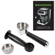 Кофеварка рожковая со встроенным капучинатором BRASSON (БРАССОН) CM-1830, 4 напитка, дисплей, 1,6 л, 1250 Вт, 20 бар, 457885
