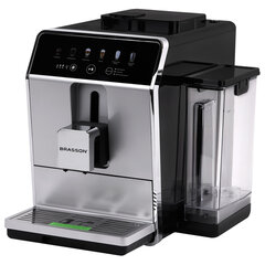 Кофемашина автоматическая BRASSON (БРАССОН) ACM-1592A, дисплей, капучинатор, 6 напитков, 1450 Вт, 20 бар, 457886