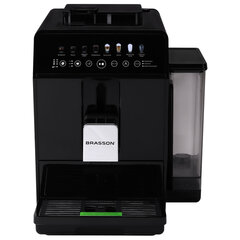 Кофемашина автоматическая BRASSON (БРАССОН) ACM-1592B, дисплей, капучинатор, 13 напитков, 1450 Вт, 20 бар, 457887