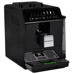 Кофемашина автоматическая BRASSON (БРАССОН) ACM-1592B, дисплей, капучинатор, 13 напитков, 1450 Вт, 20 бар, 457887