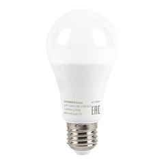 Лампа светодиодная SONNEN EXTRA, 12 (100) Вт, Е27, груша, теплый белый, 30000 ч, LED A60-12W-2700-Е27, 457894