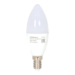 Лампа светодиодная SONNEN EXTRA, 7 (60) Вт, Е14, свеча, нейтральный белый, 30000 ч, LED C37-7W-4000-Е14, 457903