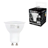 Лампа светодиодная SONNEN EXTRA, 12 (110) Вт, GU10, софит, нейтральный белый, 30000 ч, LED MR16-GU10-12W-4000, 457927