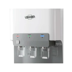 Кулер для воды VATTEN L07WK, напольный, НАГРЕВ/ОХЛАЖДЕНИЕ КОМПРЕССОРНОЕ, бутыль снизу, 3 крана, белый