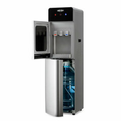 Кулер для воды VATTEN L09SE, напольный, НАГРЕВ/<wbr/>ОХЛАЖДЕНИЕ ЭЛЕКТРОННОЕ, бутыль снизу, 3 крана, серебристый