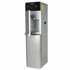 Кулер для воды VATTEN L09SE, напольный, НАГРЕВ/<wbr/>ОХЛАЖДЕНИЕ ЭЛЕКТРОННОЕ, бутыль снизу, 3 крана, серебристый