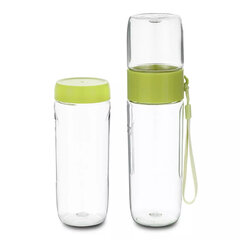 Блендер смузи-мейкер KITFORT КТ-3033-2, 150 Вт, 2 в 1, бутыль 300 мл, кофемолка 50 мл, белый