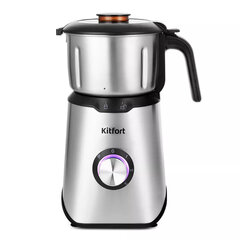 Блендер стационарный KITFORT КТ-1344, 800 Вт, 3 скорости, чаша 1,5 л, металл, черный/<wbr/>серебро