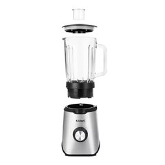 Блендер стационарный KITFORT КТ-1344, 800 Вт, 3 скорости, чаша 1,5 л, металл, черный/<wbr/>серебро