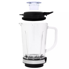 Блендер стационарный KITFORT КТ-3021, 1000 Вт, 5 скоростей, чаша 1,5 л, металл, черный/<wbr/>серебристый