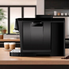 Кофемашина KITFORT КТ-7424, 1480 Вт, объем 1,5 л, для зерен 200 г, черная