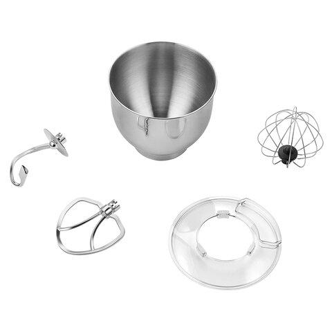 Миксер планетарный KITFORT КТ-3080, 1400 Вт, 6 скоростей, 3 насадки, чаша 7 л, черный