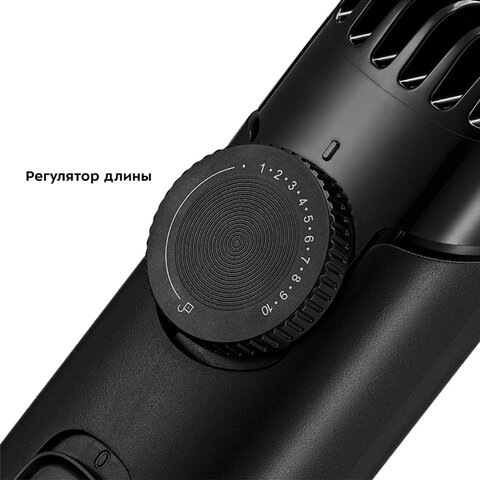 Триммер 4 в 1 KITFORT КТ-3140-3, 6 насадок, 20 установок длины 0,5-20 мм, беспроводной, черный