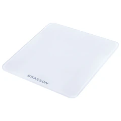 Весы напольные BRASSON (БРАССОН) FS-28С, 28&times;28 см, электронные, LED-дисплей, до 180 кг, стекло, белые, 458448