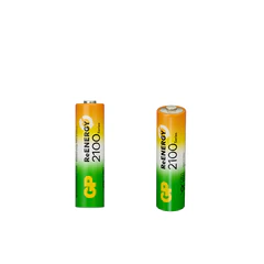 Батарейки аккумуляторные GP ReEnergy Ni-Mh НАБОР 8 шт. (ПРОМО 4+4), AA+ААА (HR6+HR03), 2000 mAh + 750 mAh