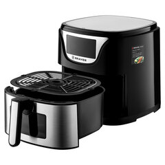 Аэрогриль BRAYER BR2037, 1500 Вт, 5 л, 7 программ, таймер, сенсорное управление, нержавеющая сталь