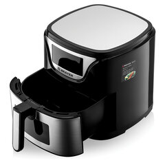 Аэрогриль BRAYER BR2037, 1500 Вт, 5 л, 7 программ, таймер, сенсорное управление, нержавеющая сталь