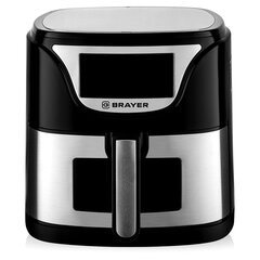 Аэрогриль BRAYER BR2037, 1500 Вт, 5 л, 7 программ, таймер, сенсорное управление, нержавеющая сталь