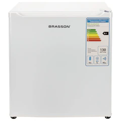 Холодильник компактный BRASSON (БРАССОН) RF-50White, однокамерный, общий объем 47 л, морозильная камера 5л, 49,6&times;45,4&times;44,5 см, белый, 458497