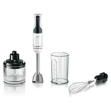 Блендер погружной BOSCH MSM4W421, 800 Вт, 1 скорость, 3 насадки, стакан, белый