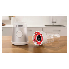 Блендер стационарный BOSCH MMB2111T, 450 Вт, 1 скорость, чаша 0,6 л, пластик, серебристый