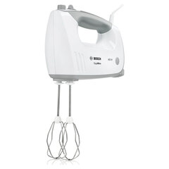 Миксер BOSCH MFQ 36480, 450 Вт, 5 скоростей, 6 насадок, стакан, белый