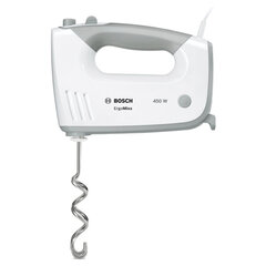 Миксер BOSCH MFQ 36480, 450 Вт, 5 скоростей, 6 насадок, стакан, белый