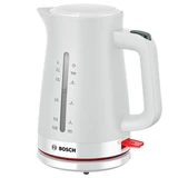 Чайник BOSCH TWK3M121, 1,7 л, 2400 Вт, закрытый нагревательный элемент, пластик, белый