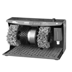Машинка для чистки обуви 3 щетки (полная и мягкая очистка, полировка) JCX-12 SHEGRA (ШЕГРА) PROFESSIONAL, 458598
