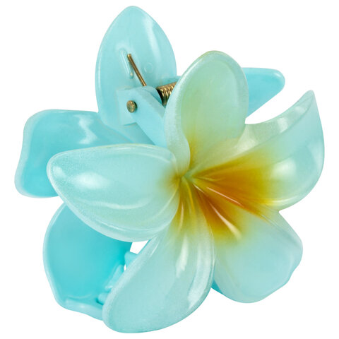 Краб для волос "Гавайский цветок" 8см, глянцевый, АССОРТИ MONTE VITA код 1С, 458817 - фото 4