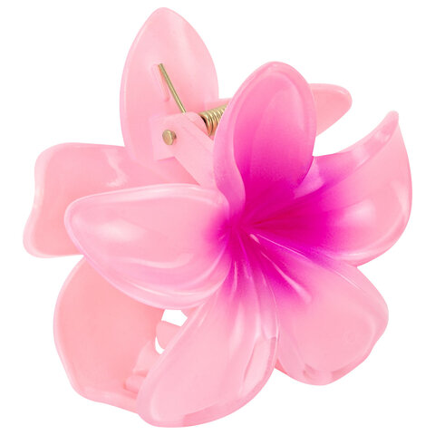 Краб для волос "Гавайский цветок" 8см, глянцевый, АССОРТИ MONTE VITA код 1С, 458817 - фото 3