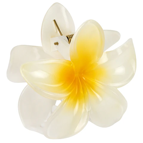 Краб для волос "Гавайский цветок" 8см, глянцевый, АССОРТИ MONTE VITA код 1С, 458817 - фото 2