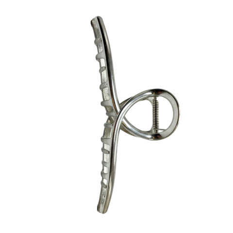 Краб для волос 13 см, серебристый MONTE VITA код 1С, 458820 - фото 3