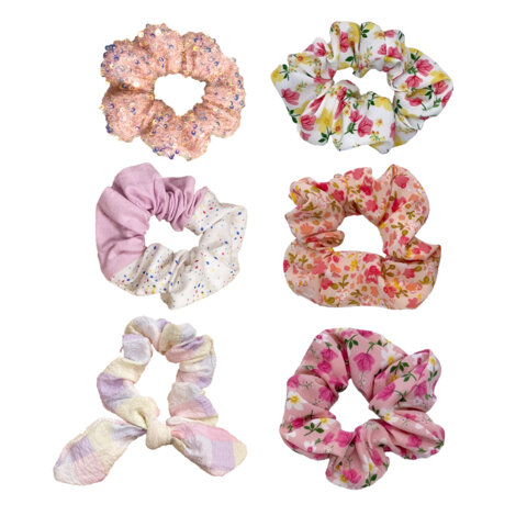 Резинки для волос, НАБОР 3 шт., диаметр 9 см, скранч, ассорти, MONTE VITA (МОНТЕ ВИТА), 458827 - фото 2