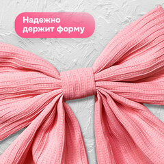 Бант для волос на заколке, 13&times;21 см, розовый, MONTE VITA (МОНТЕ ВИТА), 458835