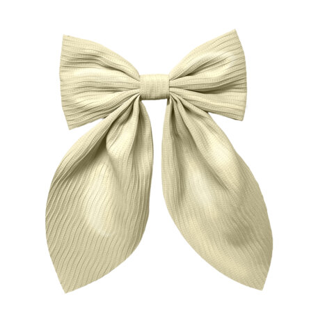 Бант для волос на заколке, 13х7х21 см, бежевый, MONTE VITA (МОНТЕ ВИТА), 458836 - фото 2