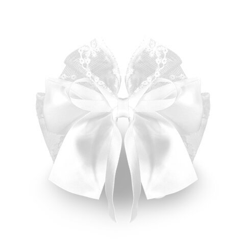 Банты для волос НАБОР, 17*15 см, на заколке, белый MONTE VITA код 1С, 458844 - фото 2