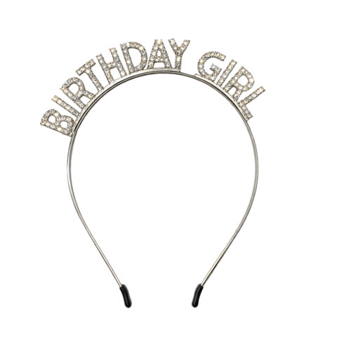 Ободок для волос "Birthday girl" (Именинница) 14*12 см, серебристый цвет MONTE VITA к, 458853 - фото 2