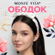 Ободок для волос с бантиком, ширина 1,5 см, белый, MONTE VITA (МОНТЕ ВИТА), 458854