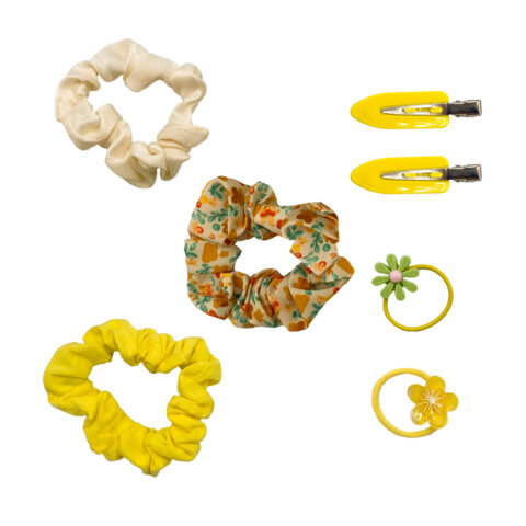 Резинки для волос (5 шт.) с зажимами (2 шт.), КОСМЕТИЧКА В ПОДАРОК, MONTE VITA (МОНТЕ ВИТА), 458863 - фото 3