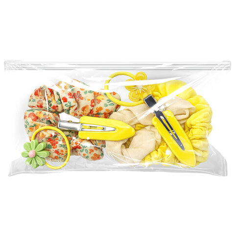 Резинки для волос (5 шт.) с зажимами (2 шт.), КОСМЕТИЧКА В ПОДАРОК, MONTE VITA (МОНТЕ ВИТА), 458863 - фото 2